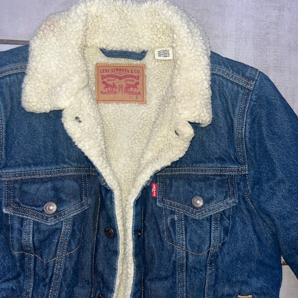 Levi's Denim Jacket Sherpa Lined